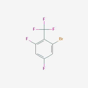 molecular formula C7H2BrF5 B1381730 2-Bromo-4,6-difluorobenzotrifluoride CAS No. 1805523-62-9