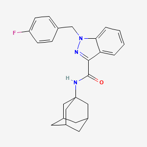 molecular formula C25H26FN3O B1381732 Fub-apinaca CAS No. 2180933-90-6