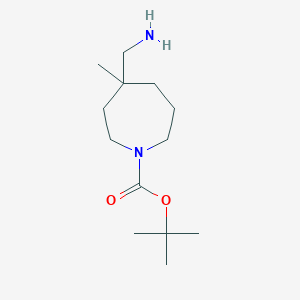 tert-Butyl 4-(aminomethyl)-4-methylazepane-1-carboxylate