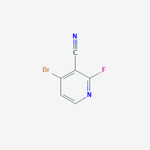 molecular formula C6H2BrFN2 B1381738 4-Bromo-2-fluoronicotinonitrile CAS No. 1240620-65-8
