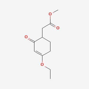 Methyl 2-(4-ethoxy-2-oxocyclohex-3-en-1-yl)acetate