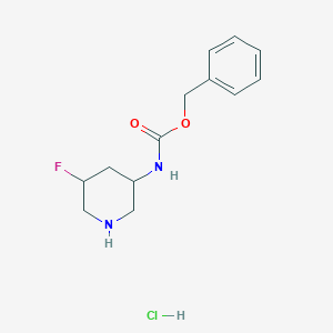 Benzyl 5-fluoropiperidin-3-ylcarbamate HCl