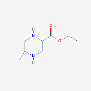 Ethyl 5,5-dimethylpiperazine-2-carboxylate