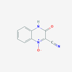 2-Quinoxalinecarbonitrile,3,4-dihydro-3-oxo-, 1-oxide