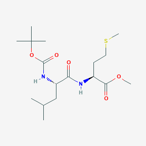 molecular formula C17H32N2O5S B13817480 Boc-leu-met-ome 