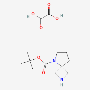 molecular formula C13H22N2O6 B1381750 2,5-二氮杂-螺[3.4]辛烷-5-羧酸叔丁酯草酸酯 CAS No. 1359655-85-8