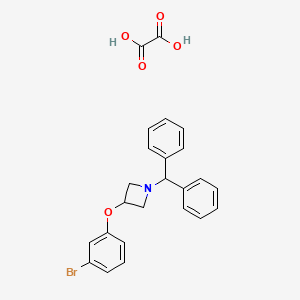 3-(3-Bromophenoxy)-1-(diphenylmethyl)-azetidine oxalate