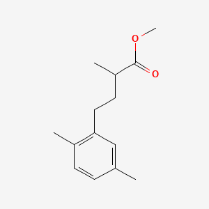 Methyl 4-(2,5-dimethylphenyl)-2-methylbutanoate