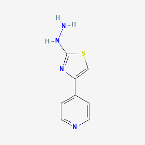 4-(4-Pyridinyl)-2(3h)-thiazolone hydrazone