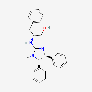 (R)-2-(((4S,5S)-1-methyl-4,5-diphenylimidazolidin-2-ylidene)amino)-3-phenylpropan-1-ol