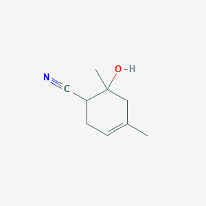 6-Hydroxy-4,6-dimethylcyclohex-3-ene-1-carbonitrile