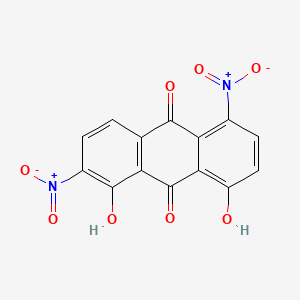 9,10-Anthracenedione, 1,8-dihydroxy-2,5-dinitro-