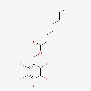 Octanoic acid, pentafluorobenzyl ester