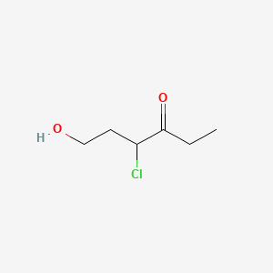 4-Chloro-6-hydroxyhexan-3-one