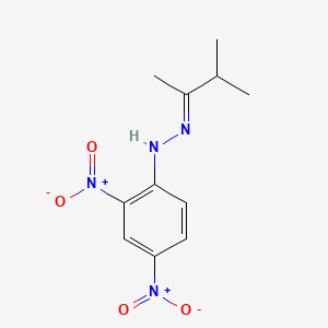 2-Butanone, 3-methyl-, (2,4-dinitrophenyl)hydrazone