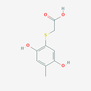 Acetic acid, [(2,5-dihydroxy-4-methylphenyl)thio]-(9CI)