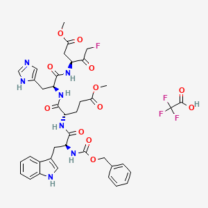 Cbz-Trp-Glu(OMe)-His-Asp(OMe)-CH2F.TFA