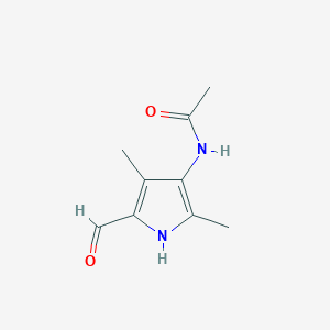 N-(5-Formyl-2,4-dimethyl-1H-pyrrol-3-yl)acetamide