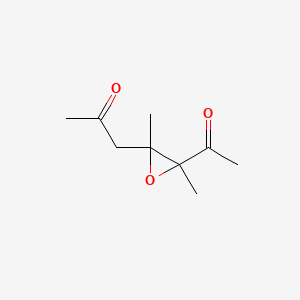 2-Propanone, 1-(3-acetyl-2,3-dimethyloxiranyl)-(9CI)