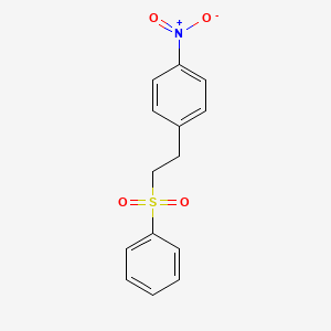 Benzene,1-nitro-4-[2-(phenylsulfonyl)ethyl]-