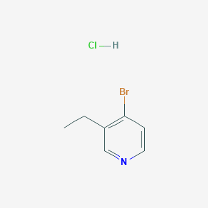 molecular formula C7H9BrClN B1381791 4-Bromo-3-ethylpyridine hydrochloride CAS No. 1818847-53-8