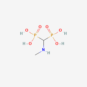 [(Methylamino)methylene]bisphosphonic acid