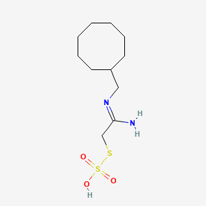 S-((N-Cyclooctylmethylamidino)methyl) hydrogen thiosulfate