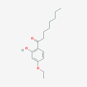 1-(4-Ethoxy-2-hydroxyphenyl)octan-1-one