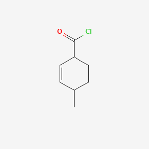 4-Methylcyclohex-2-ene-1-carbonyl chloride