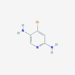 molecular formula C5H6BrN3 B1381796 4-Bromopyridine-2,5-diamine CAS No. 1806851-06-8