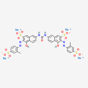 7,7'-(Carbonyldiimino)bis4-hydroxy-3-(2-methyl-4-sulphonatophenyl)azonaphthalene-2-sulphonate (sodium salt)