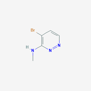 molecular formula C5H6BrN3 B1381797 4-溴-N-甲基吡啶-3-胺 CAS No. 1396762-30-3