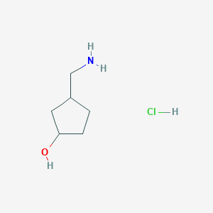 3-(Aminomethyl)cyclopentanol hydrochloride