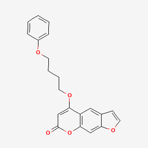 5-(4-Phenoxybutoxy)furo[3,2-g]chromen-7-one