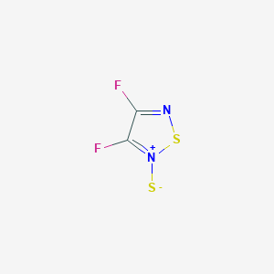 1,2,5-Thiadiazole,3,4-difluoro-,2-sulfide(9CI)