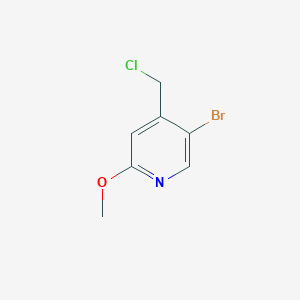 5-Bromo-4-(chloromethyl)-2-methoxypyridine