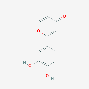 4H-Pyran-4-one, 2-(3,4-dihydroxyphenyl)-(9CI)