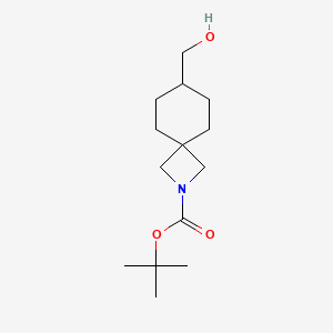 molecular formula C14H25NO3 B1381817 tert-Butyl 7-(hydroxymethyl)-2-azaspiro[3.5]nonane-2-carboxylate CAS No. 1434141-69-1