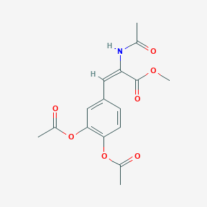 methyl (E)-2-acetamido-3-(3,4-diacetyloxyphenyl)prop-2-enoate