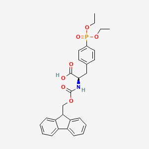 (2R)-3-(4-diethoxyphosphorylphenyl)-2-(9H-fluoren-9-ylmethoxycarbonylamino)propanoic acid