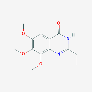 2-ethyl-6,7,8-trimethoxy-3H-quinazolin-4-one