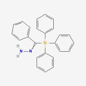 [Phenyl(triphenylsilyl)methylidene]hydrazine