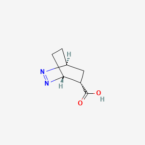 (1S,4R,5S)-2,3-diazabicyclo[2.2.2]oct-2-ene-5-carboxylic acid