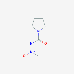 (E)-methyl-oxido-(pyrrolidine-1-carbonylimino)azanium