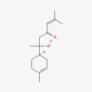 molecular formula C15H24O2 B13818307 2-Hepten-4-one, 6-hydroxy-2-methyl-6-(4-methyl-3-cyclohexen-1-yl)- CAS No. 55659-35-3