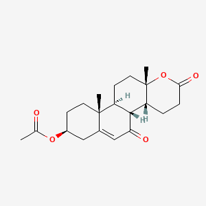 [(4aR,4bR,8S,10aR,10bS,12aS)-10a,12a-dimethyl-2,5-dioxo-4,4a,4b,7,8,9,10,10b,11,12-decahydro-3H-naphtho[2,1-f]chromen-8-yl] acetate