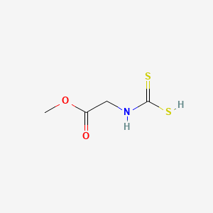 (2-Methoxy-2-oxoethyl)carbamodithioic acid