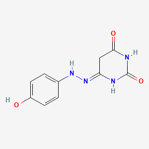 6-(4-Hydroxyphenylhydrazino)uracil