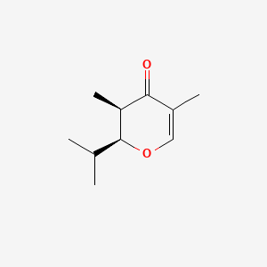 (2S,3R)-3,5-dimethyl-2-propan-2-yl-2,3-dihydropyran-4-one