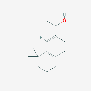 molecular formula C14H24O B13818402 1-(2,6,6-Trimethyl-1-cyclohexen-1-yl)-1-penten-3-ol 